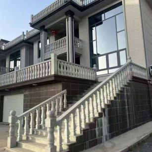 阜阳 芝麻白别墅阳台栏杆，楼梯栏杆