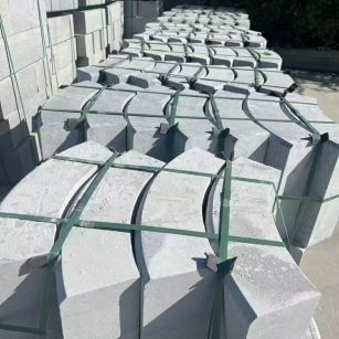 阜阳 芝麻灰弧形路沿石