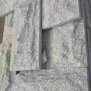 阜阳 芝麻白自然面花岗岩成品板