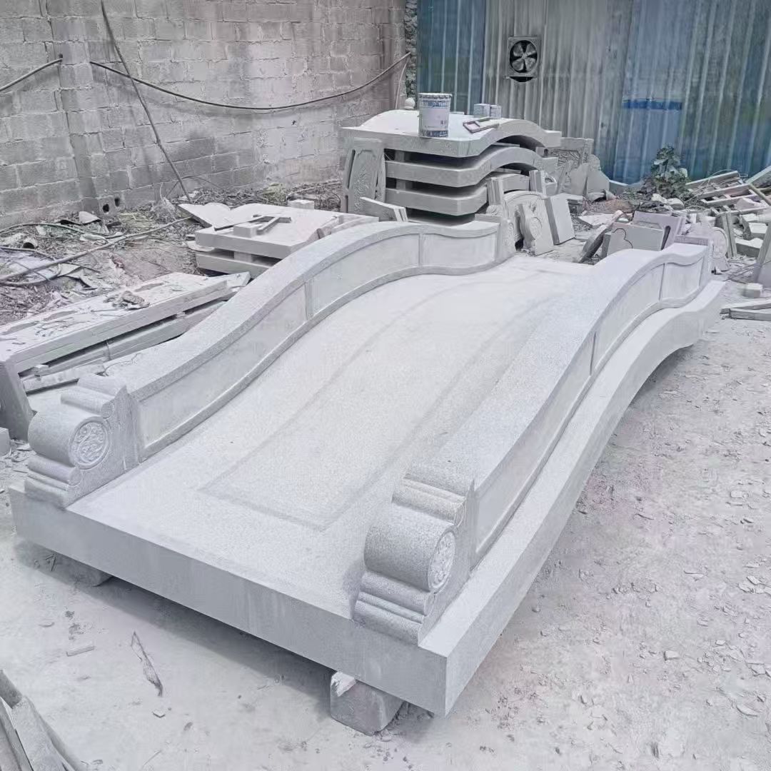 阜阳 芝麻灰花岗岩园林景观 小石桥