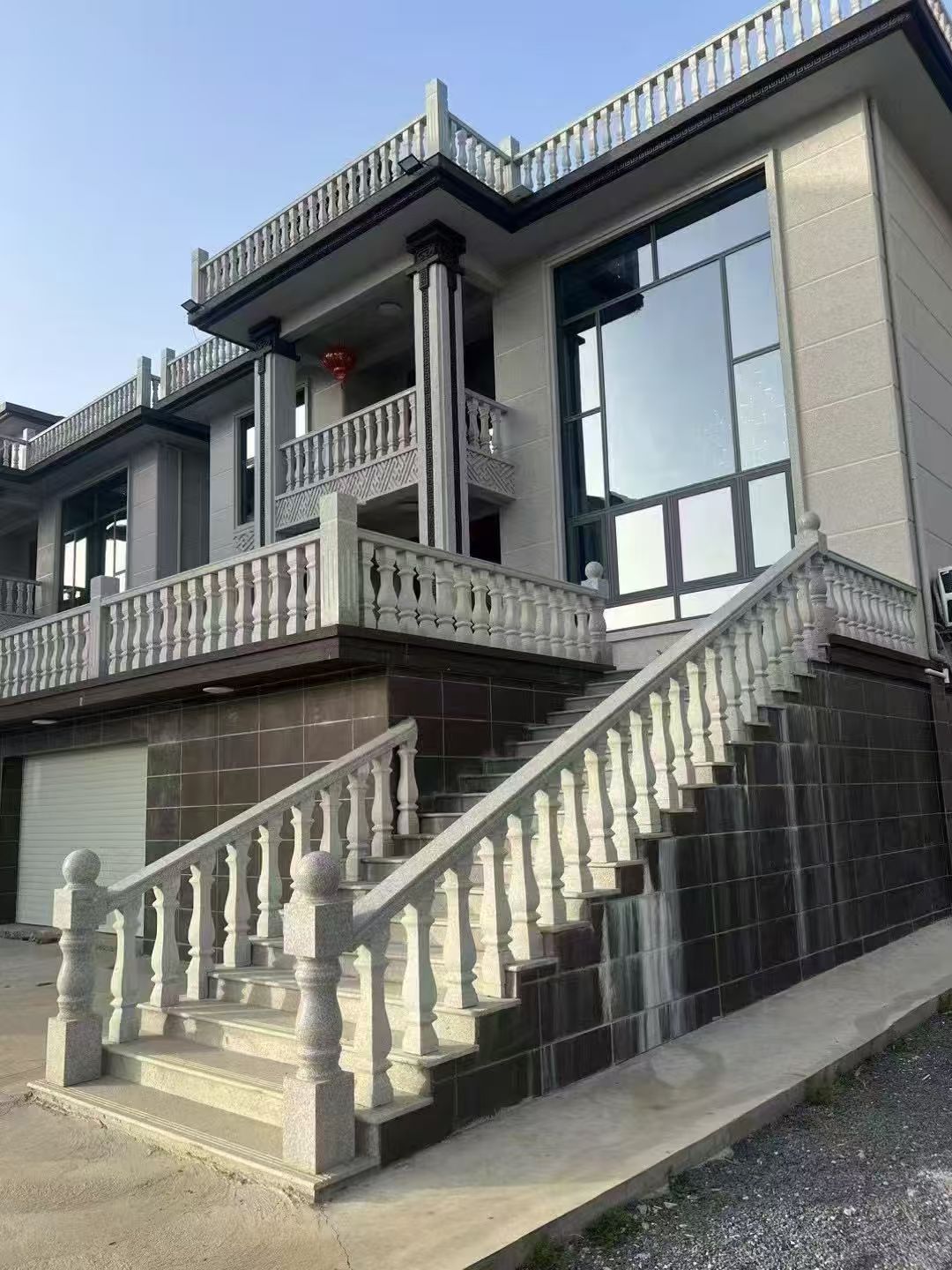 阜阳 芝麻白别墅阳台栏杆，楼梯栏杆