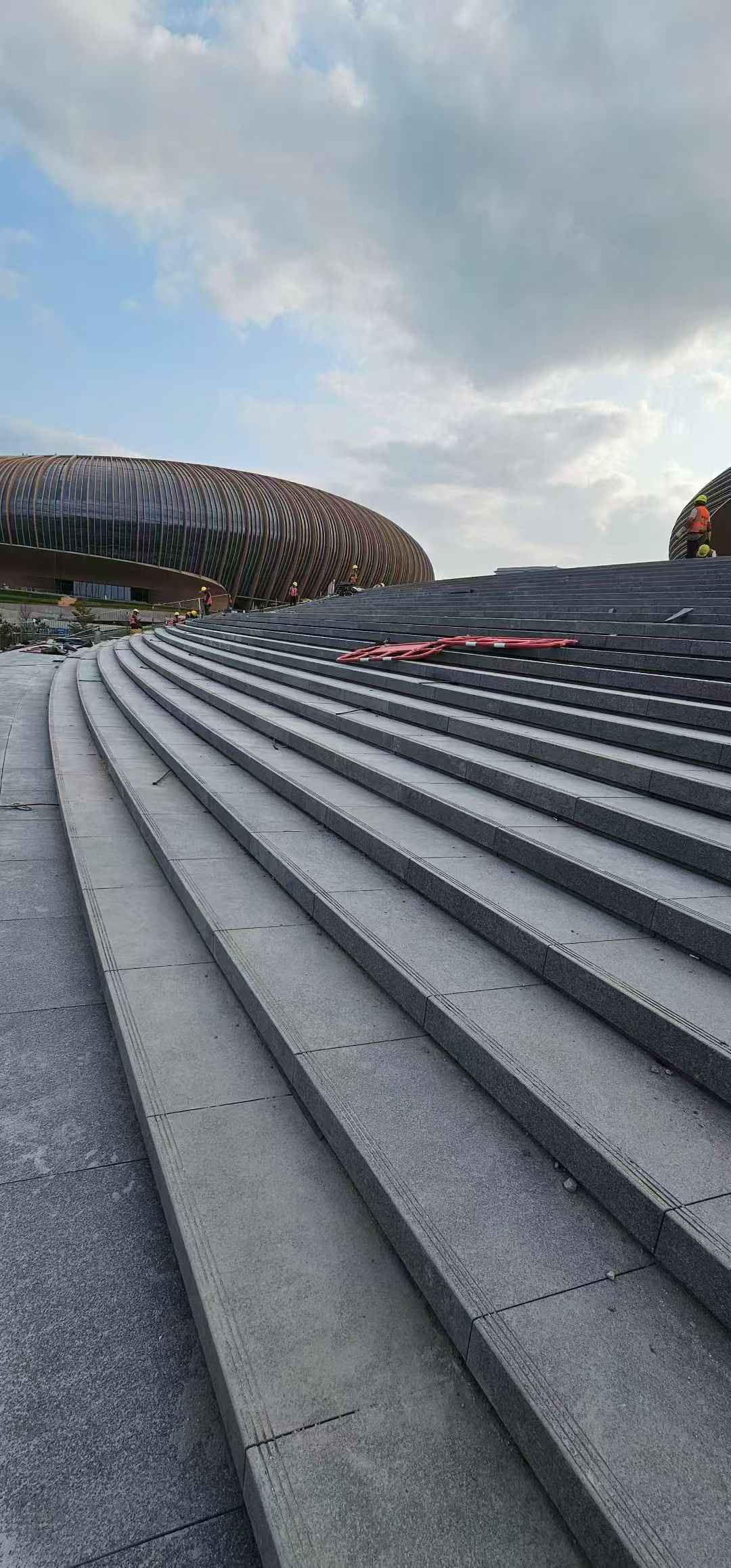 阜阳 弧形整石台阶铺装效果图