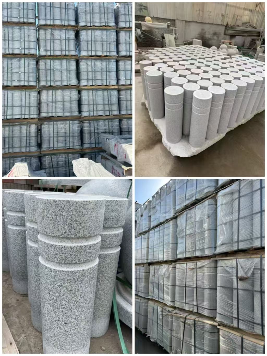 阜阳 芝麻白花岗岩挡车柱、隔离柱多少钱