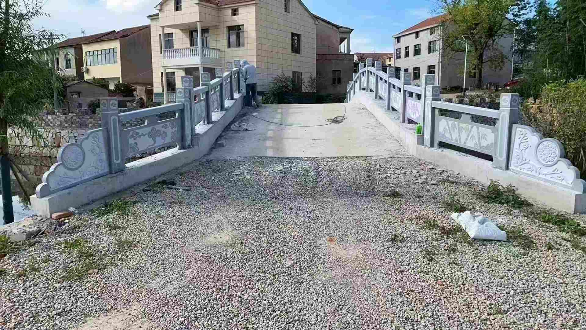 阜阳 芝麻灰花岗岩桥栏杆